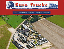 Tablet Screenshot of eurotrucks.nl